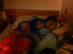 three sleep