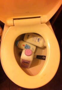 toilet powder