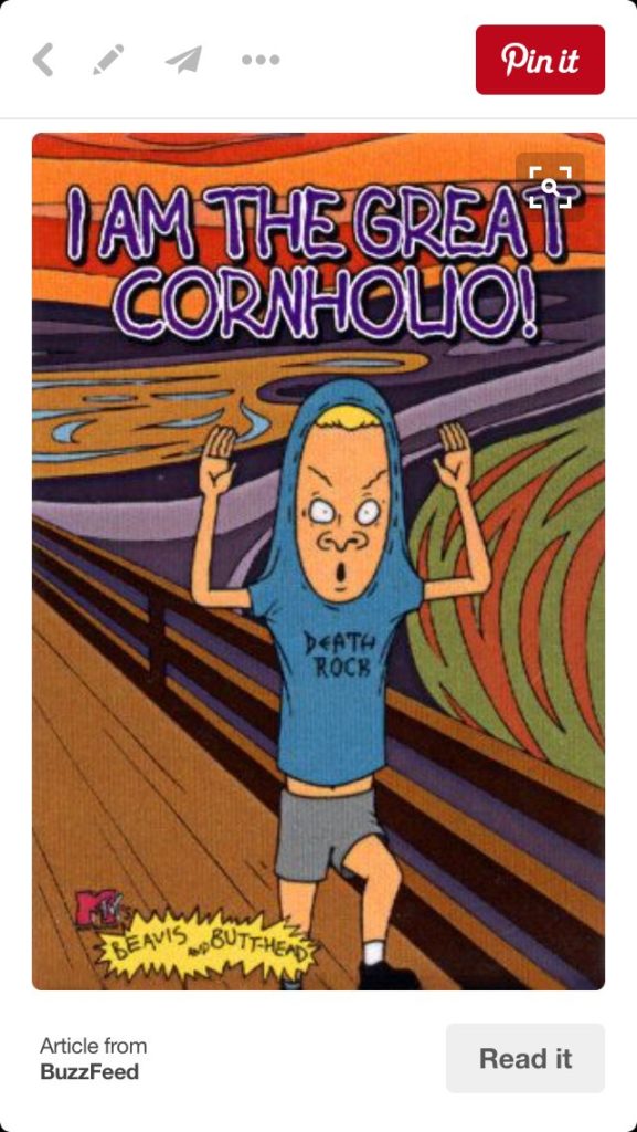Pinterest Cornholio